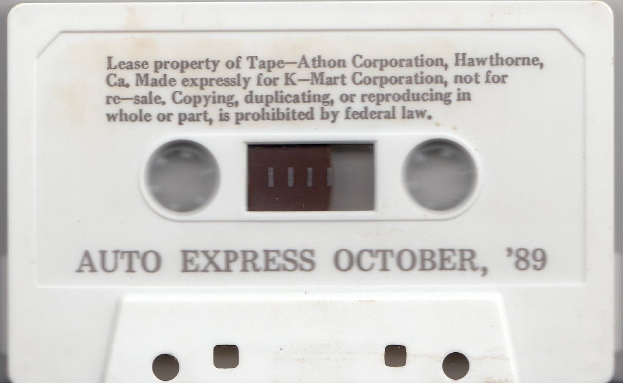 K-Mart store cassette tape